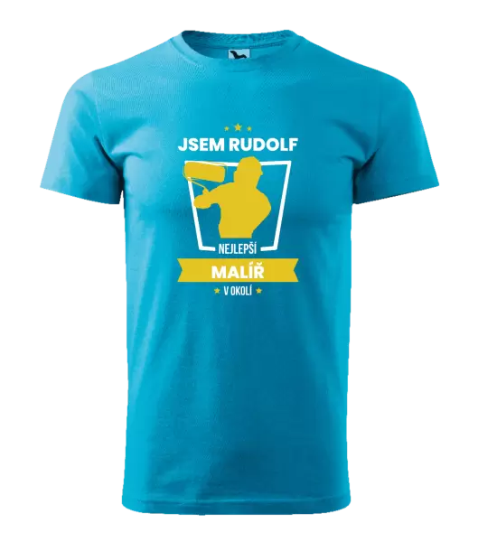 Pánské tričko Nejlepší v okolí - malíř