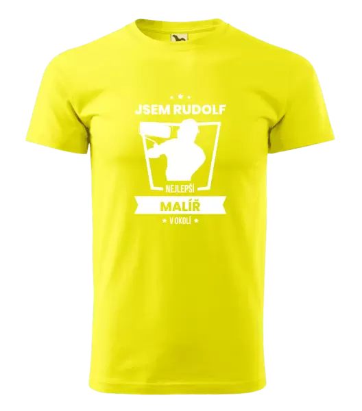 Pánské tričko Nejlepší v okolí - malíř