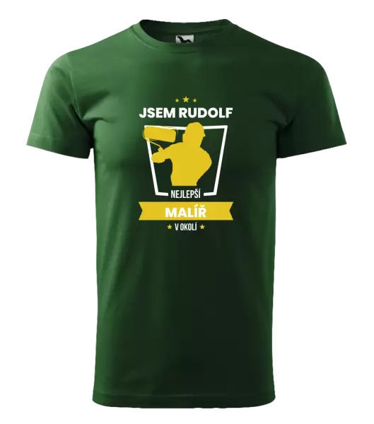 Pánské tričko Nejlepší v okolí - malíř