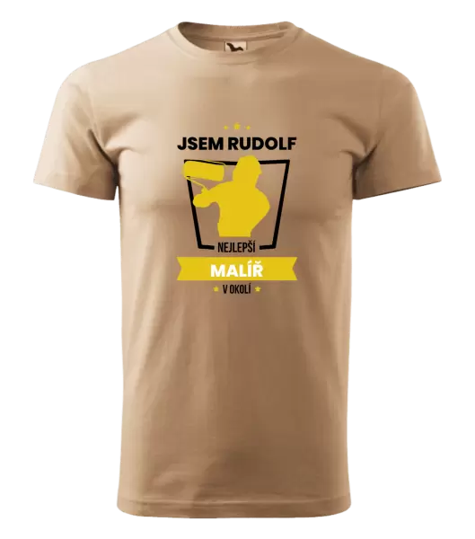 Pánské tričko Nejlepší v okolí - malíř