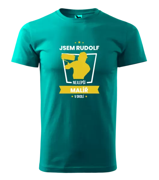 Pánské tričko Nejlepší v okolí - malíř