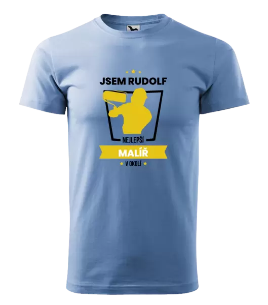 Pánské tričko Nejlepší v okolí - malíř