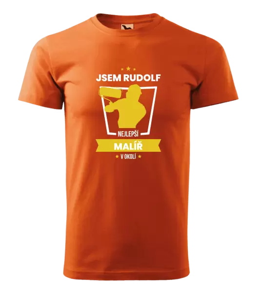 Pánské tričko Nejlepší v okolí - malíř