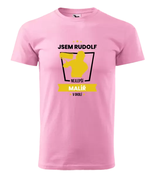 Pánské tričko Nejlepší v okolí - malíř