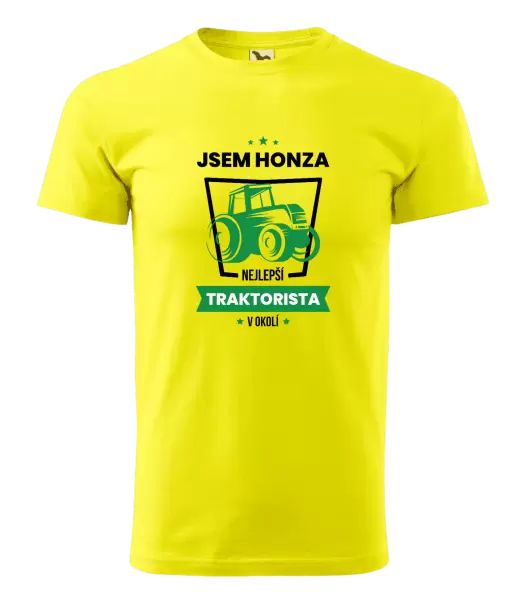 Pánské tričko Nejlepší v okolí - traktorista