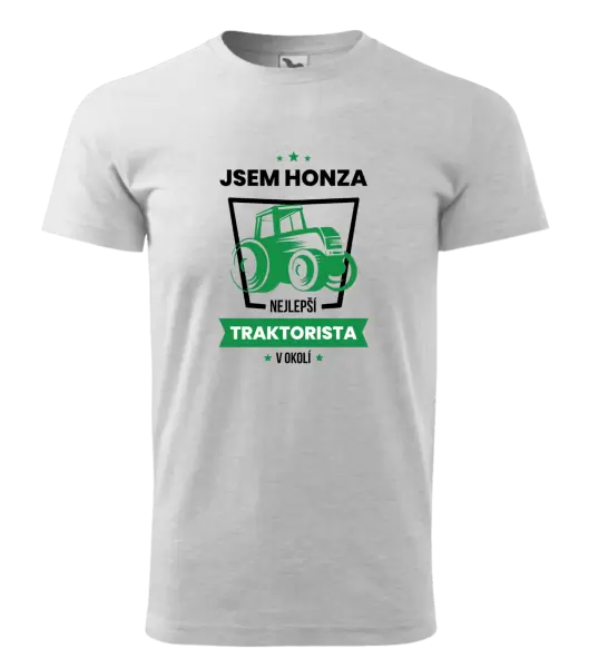 Pánské tričko Nejlepší v okolí - traktorista