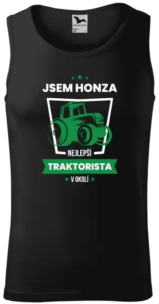 Pánské tílko Nejlepší v okolí - traktorista