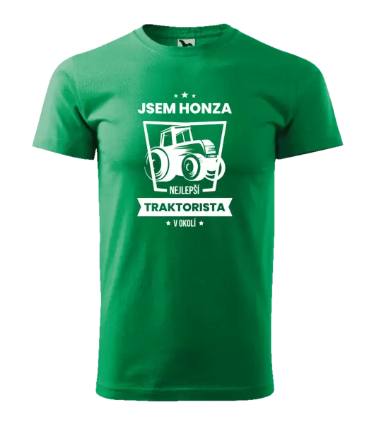 Pánské tričko Nejlepší v okolí - traktorista