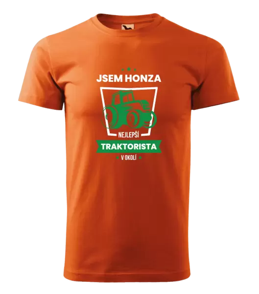 Pánské tričko Nejlepší v okolí - traktorista