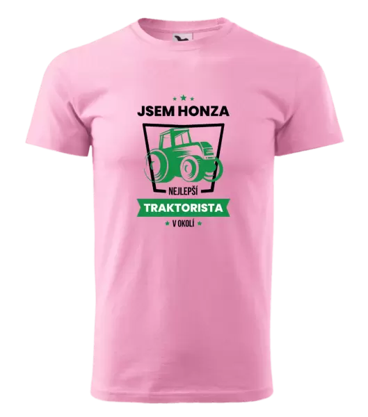 Pánské tričko Nejlepší v okolí - traktorista
