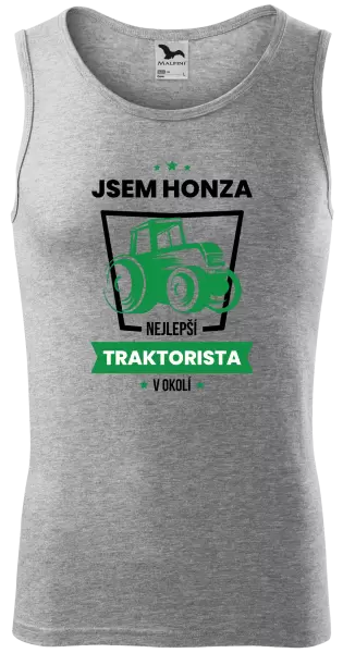 Pánské tílko Nejlepší v okolí - traktorista