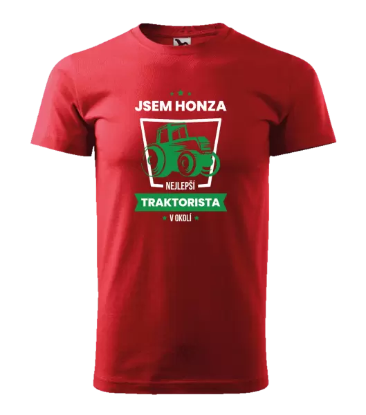 Pánské tričko Nejlepší v okolí - traktorista