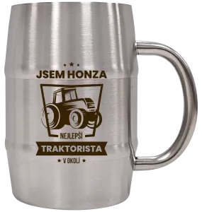 Nerezový chladicí půllitr Nejlepší v okolí - traktorista