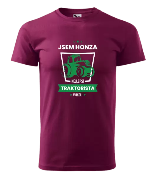 Pánské tričko Nejlepší v okolí - traktorista