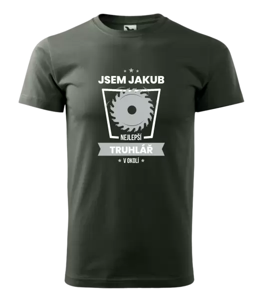 Pánské tričko Nejlepší v okolí - truhlář