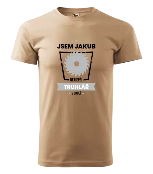 Pánské tričko Nejlepší v okolí - truhlář