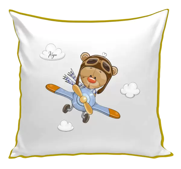 Polštář Medvídek v letadle