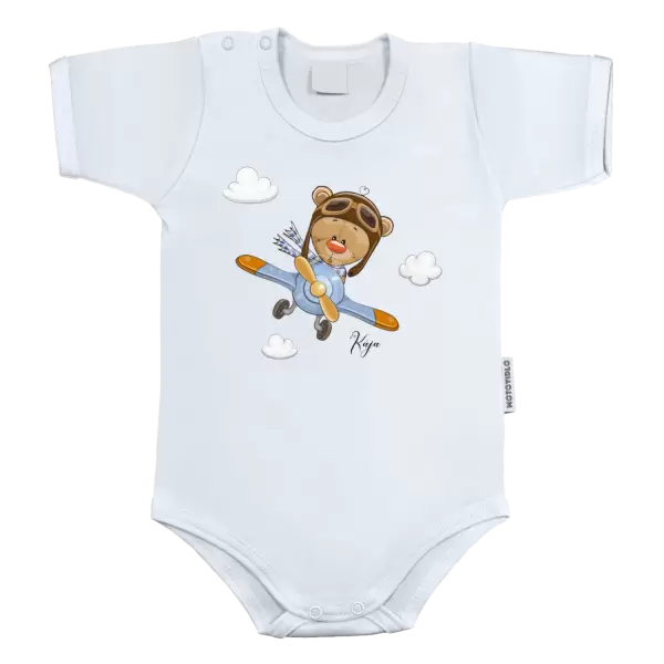 Detské body Medvedík v lietadle