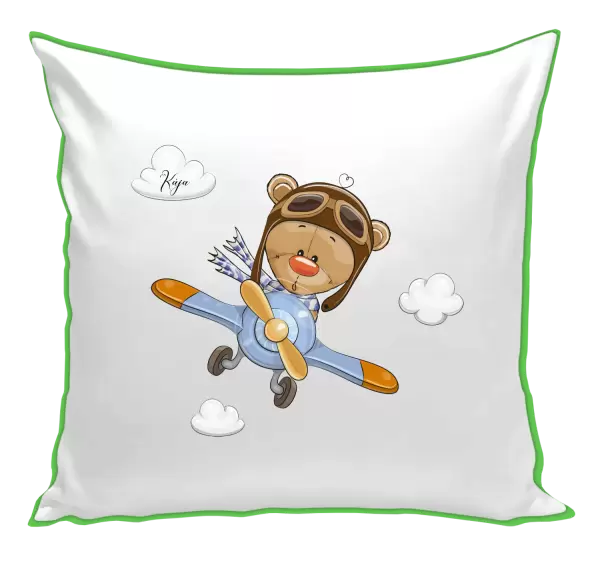 Polštář Medvídek v letadle