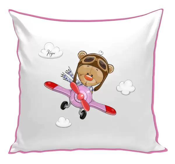 Polštář Medvídek v letadle