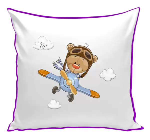 Polštář Medvídek v letadle