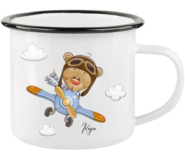 Plecháčik Medvedík v lietadle