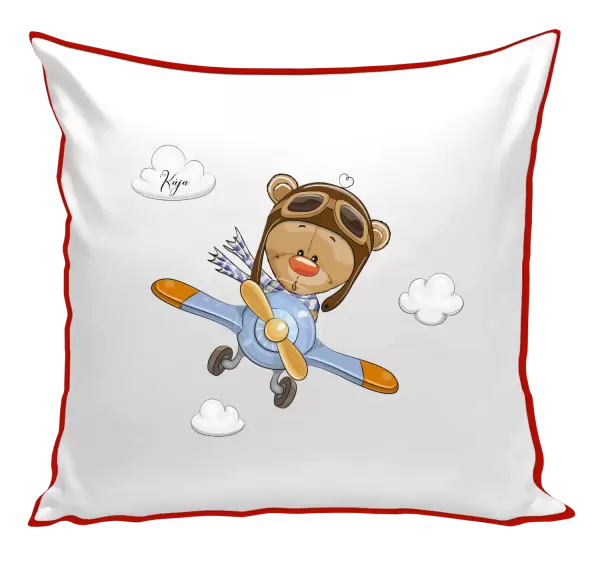 Polštář Medvídek v letadle