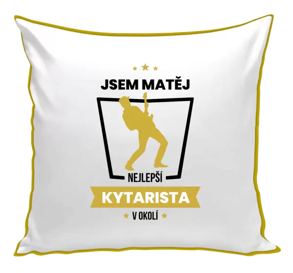 Polštář Nejlepší v okolí - kytarista