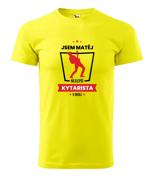 Pánské tričko Nejlepší v okolí - kytarista