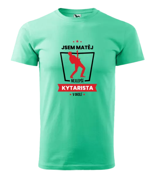 Pánské tričko Nejlepší v okolí - kytarista