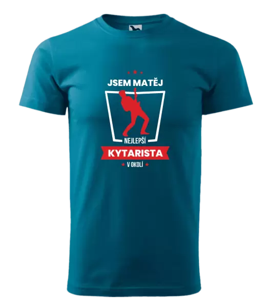 Pánské tričko Nejlepší v okolí - kytarista