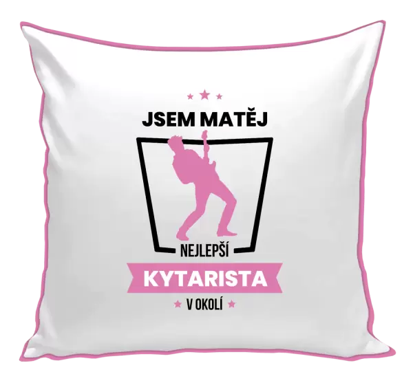 Polštář Nejlepší v okolí - kytarista