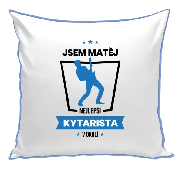 Polštář Nejlepší v okolí - kytarista