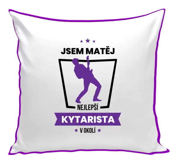 Polštář Nejlepší v okolí - kytarista