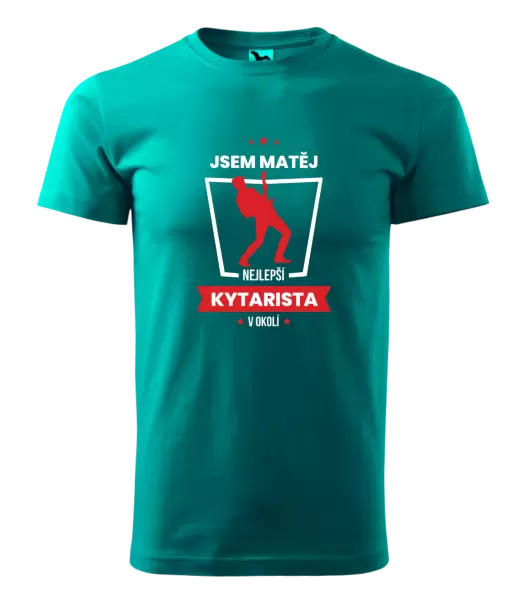 Pánské tričko Nejlepší v okolí - kytarista