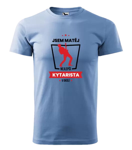 Pánské tričko Nejlepší v okolí - kytarista