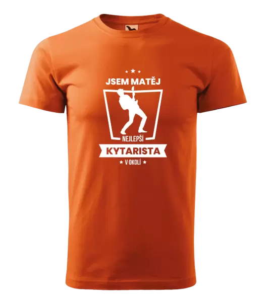 Pánské tričko Nejlepší v okolí - kytarista