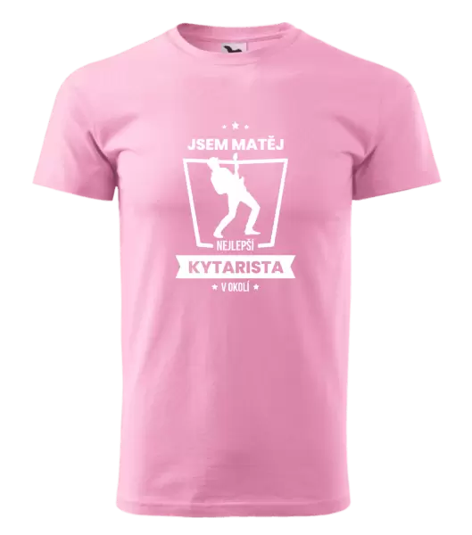 Pánské tričko Nejlepší v okolí - kytarista