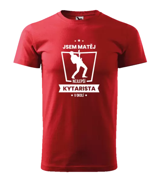 Pánské tričko Nejlepší v okolí - kytarista