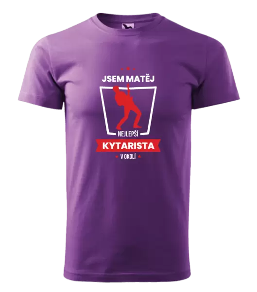 Pánské tričko Nejlepší v okolí - kytarista