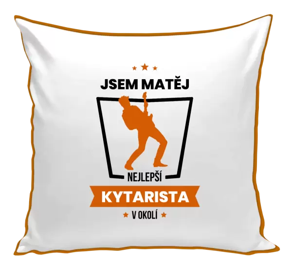 Polštář Nejlepší v okolí - kytarista