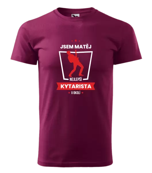 Pánské tričko Nejlepší v okolí - kytarista