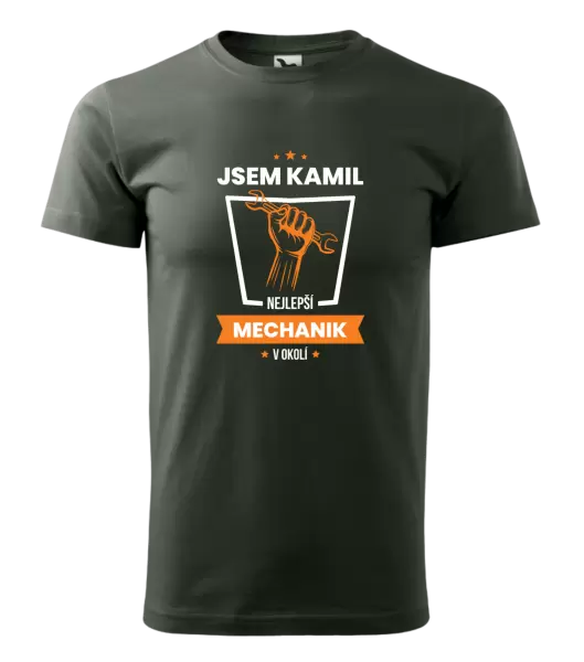 Pánské tričko Nejlepší v okolí - mechanik