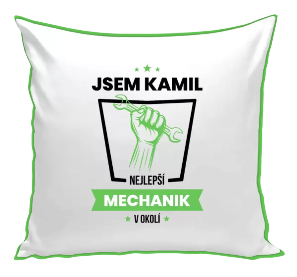 Polštář Nejlepší v okolí - mechanik