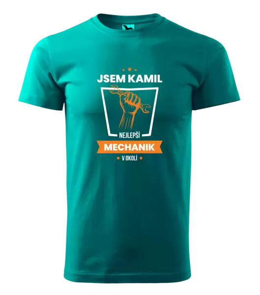 Pánské tričko Nejlepší v okolí - mechanik