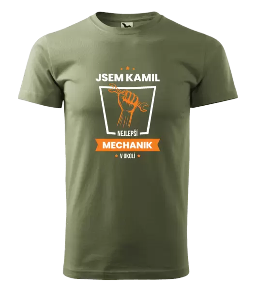 Pánské tričko Nejlepší v okolí - mechanik