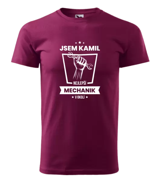 Pánské tričko Nejlepší v okolí - mechanik