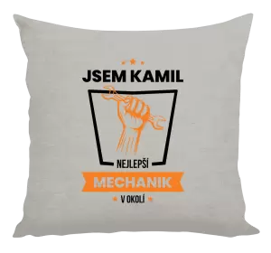 Polštář Nejlepší v okolí - mechanik