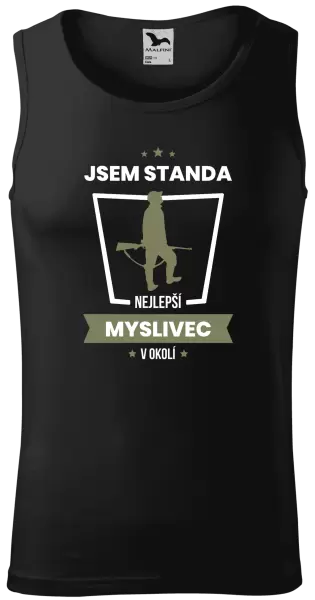 Pánské tílko Nejlepší v okolí - myslivec