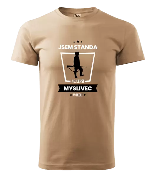 Pánské tričko Nejlepší v okolí - myslivec